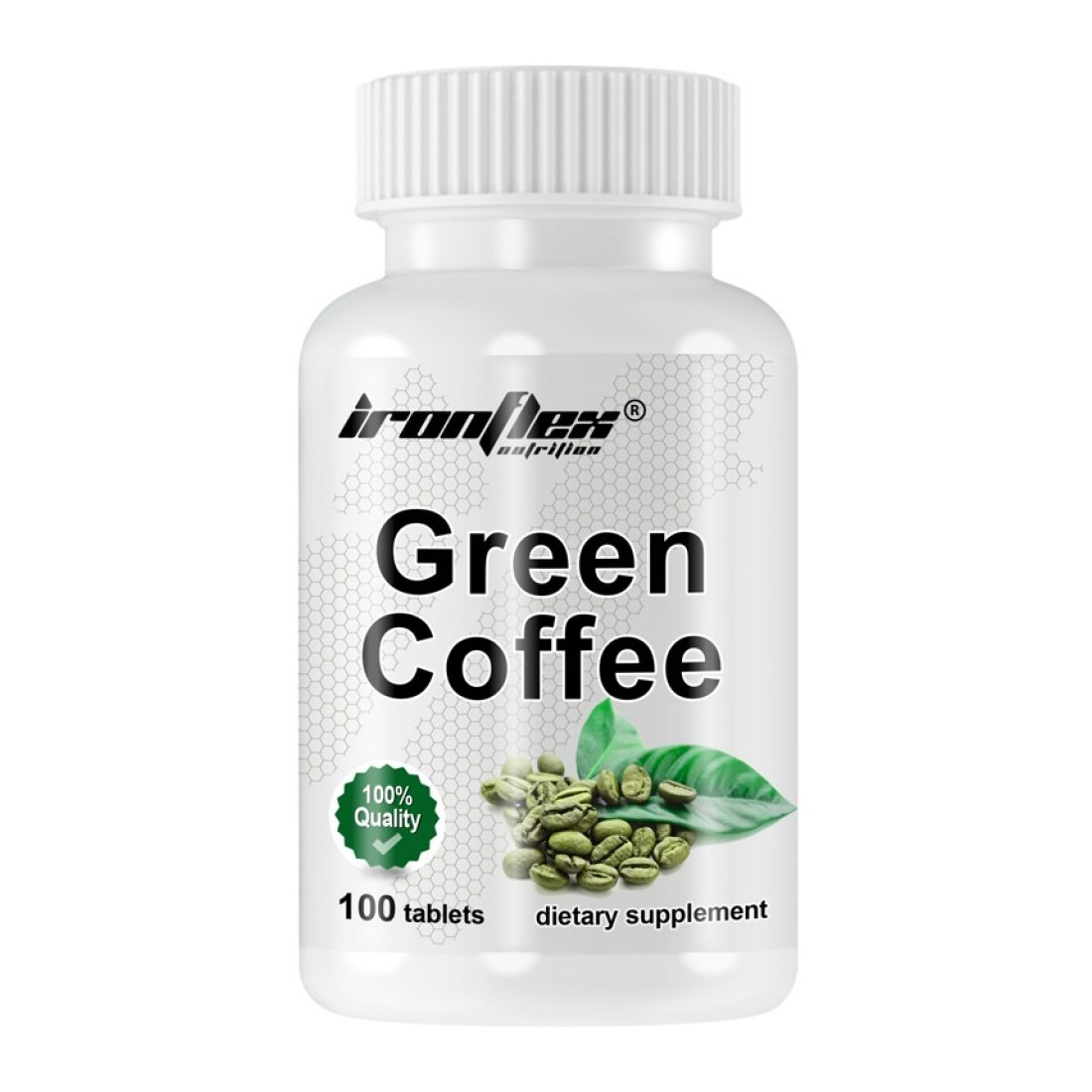IronFlex Натуральная добавка IronFlex Green Coffee, 100 таблеток, , 
