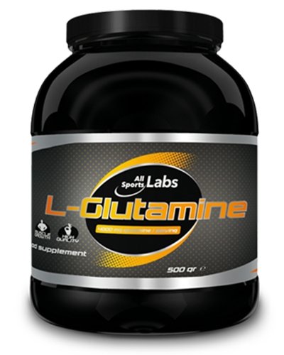 L-Glutamine, 500 г, All Sports Labs. Глютамин. Набор массы Восстановление Антикатаболические свойства 