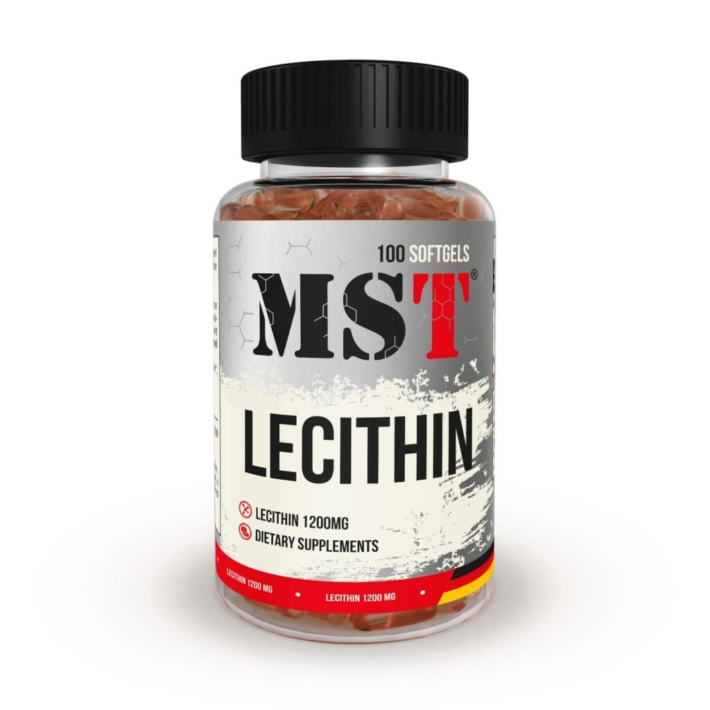Натуральная добавка MST Lecithin 1200 mg, 100 капсул,  ml, MST Nutrition. Natural Products. General Health 