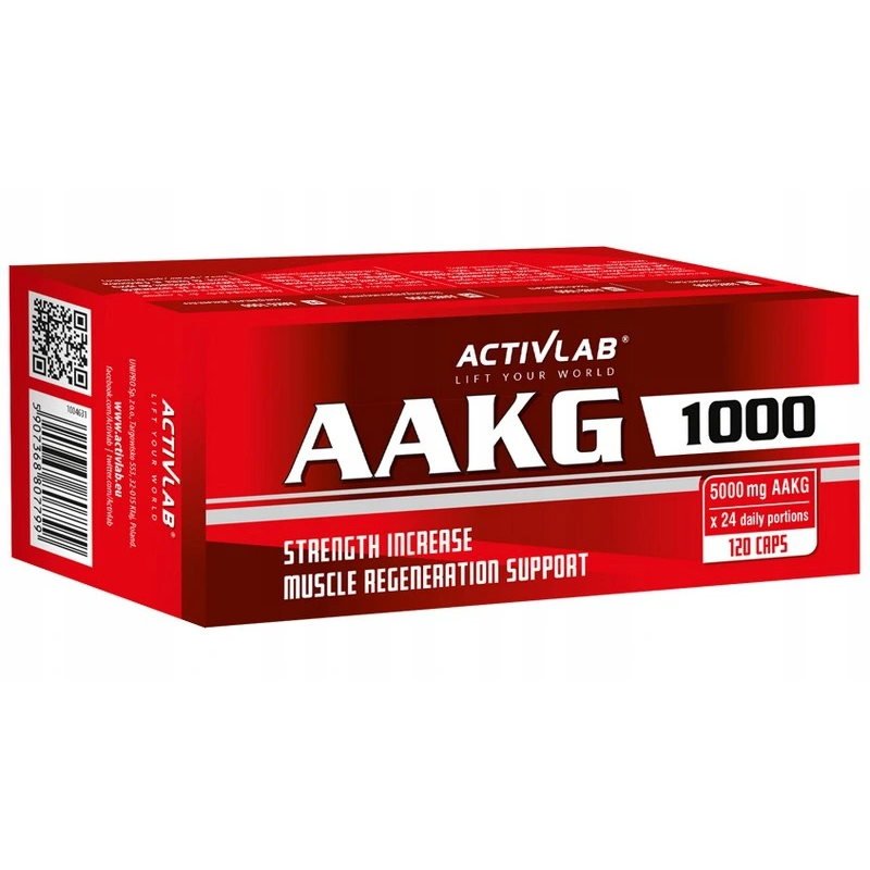 Предтренировочный комплекс Activlab AAKG 1000, 120 капсул,  ml, ActivLab. Pre Workout. Energy & Endurance 