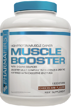Muscle Booster, 1300 г, Pharma First. Гейнер. Набор массы Энергия и выносливость Восстановление 