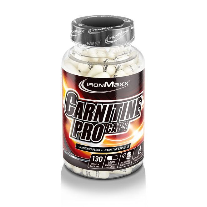 Жиросжигатель IronMaxx Carnitine Pro, 130 капсул,  мл, IronMaxx. Жиросжигатель. Снижение веса Сжигание жира 