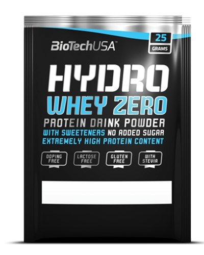 Hydro Whey Zero, 25 g, BioTech. Whey hydrolyzate. Lean muscle mass Weight Loss recovery Anti-catabolic properties 