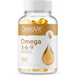 Omega 3-6-9 OstroVit,  мл, OstroVit. Омега 3 (Рыбий жир). Поддержание здоровья Укрепление суставов и связок Здоровье кожи Профилактика ССЗ Противовоспалительные свойства 