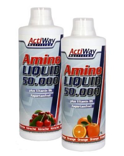 Amino Liquid 50.000, 1000 ml, ActiWay Nutrition. Complejo de aminoácidos. 