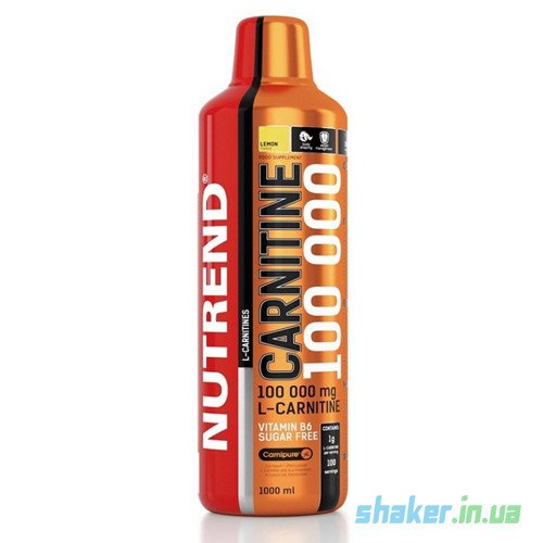 Nutrend Л-карнитин Nutrend Carnitine 100 000 (1 л) нутренд orange, , 1000 