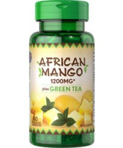 African Mango 1200, 60 шт, Puritan's Pride. Жиросжигатель. Снижение веса Сжигание жира 