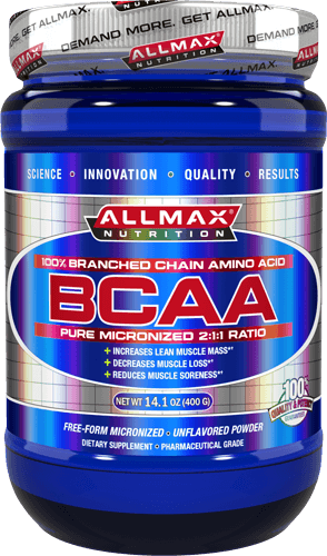 BCAA, 400 г, AllMax. BCAA. Снижение веса Восстановление Антикатаболические свойства Сухая мышечная масса 