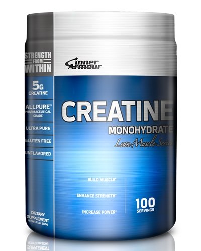 Creatine Monohydrate, 500 г, Inner Armour. Креатин моногидрат. Набор массы Энергия и выносливость Увеличение силы 