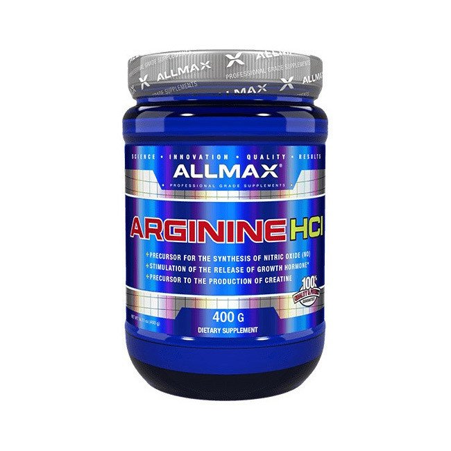 AllMax Л-Аргинин AllMax Nutrition Arginine HCL  (400 г) гидрохлорид алмакс нутришн, , 0.4 