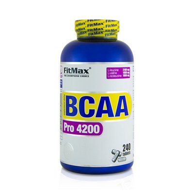 FitMax BCAA Pro 4200 240 таб Без вкуса,  ml, FitMax. BCAA. Weight Loss recovery Anti-catabolic properties Lean muscle mass 