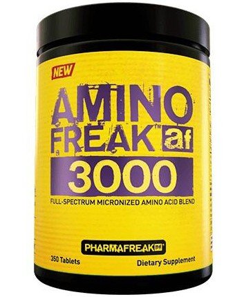 Amino Freak 3000, 350 piezas, PharmaFreak. Complejo de aminoácidos. 