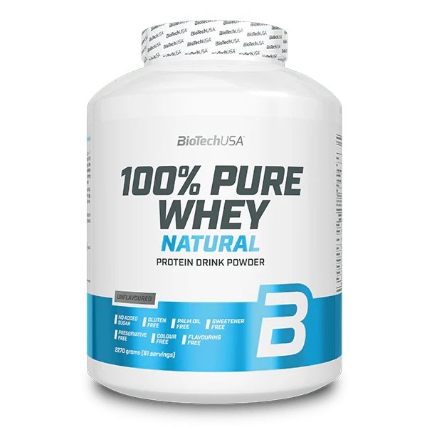 BioTech Протеин BioTech 100% Pure Whey Natural, 2.27 кг, , 2270 