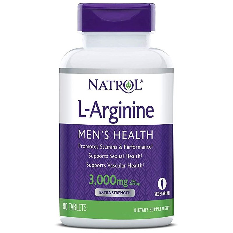 Natrol Аминокислота Natrol L-Arginine 3000 mg, 90 таблеток, , 