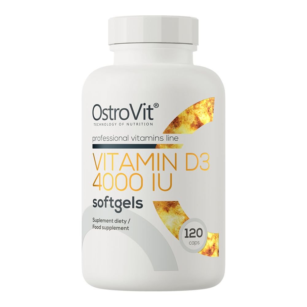 Витамины и минералы OstroVit Vitamin D3 4000 IU, 120 капсул,  ml, OstroVit. Vitamins and minerals. General Health Immunity enhancement 