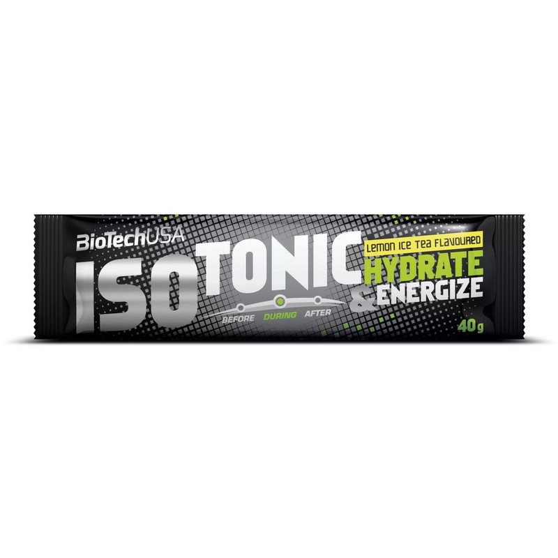 Изотоник BioTech ISO TONIC Hydrate & Energize (40 г) биотеч lemon ice tea,  мл, BioTech. Энергетик. Энергия и выносливость 