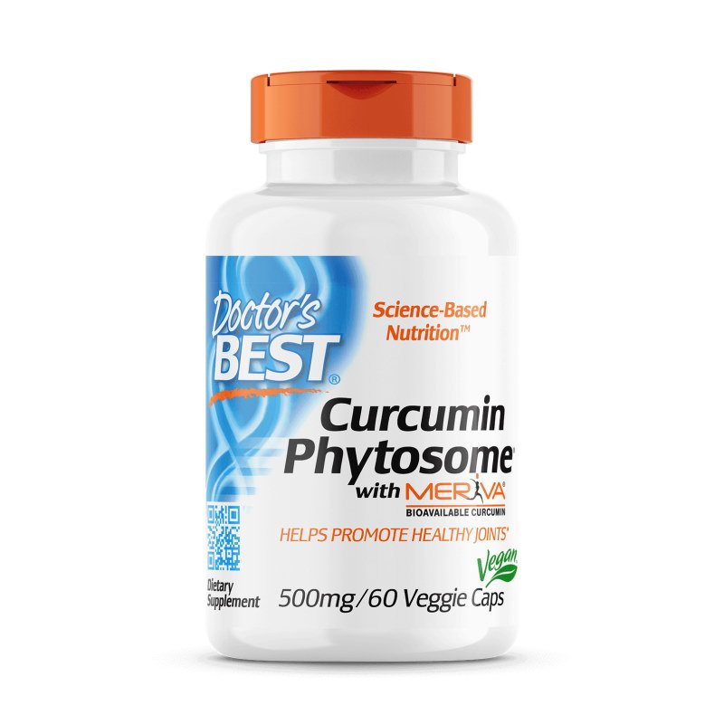 Натуральная добавка Doctor's Best Curcumin Phytosome, 60 вегакапсул,  мл, Doctor's BEST. Hатуральные продукты. Поддержание здоровья 