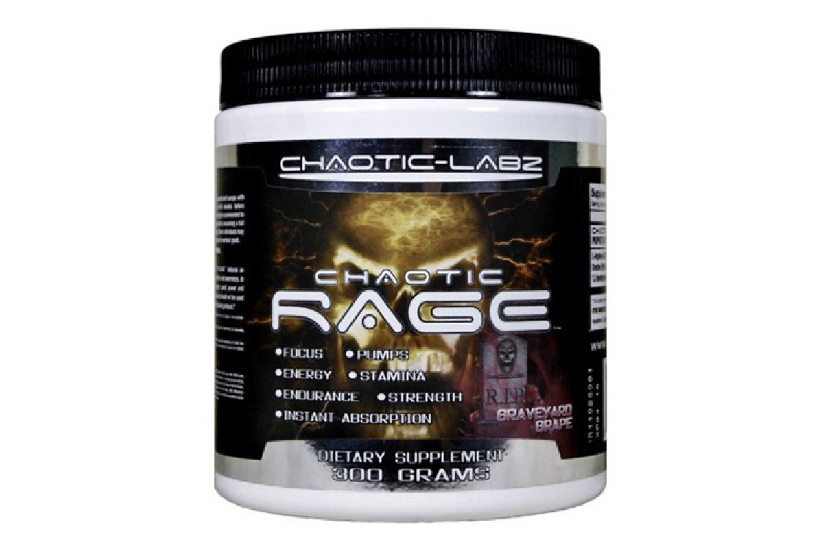 Rage, 300 g, Chaotic Labz. Pre Workout. Energy & Endurance 