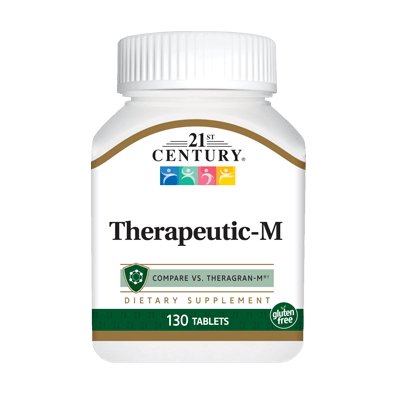 Витамины и минералы 21st Century Therapeutic-M, 130 таблеток,  ml, 21st Century. Vitamins and minerals. General Health Immunity enhancement 