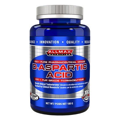 D-Aspartic Acid, 100 г, AllMax. Бустер тестостерона. Поддержание здоровья Повышение либидо Aнаболические свойства Повышение тестостерона 
