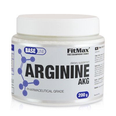 FitMax Base Arginine AKG 200 г Без вкуса,  ml, FitMax. Arginine. recovery Immunity enhancement Muscle pumping Antioxidant properties Lowering cholesterol Nitric oxide donor 