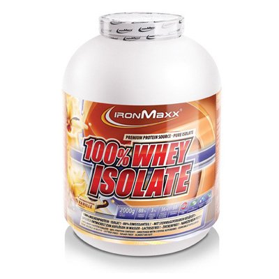 100% Whey Isolate, 2000 g, IronMaxx. Whey Isolate. Lean muscle mass Weight Loss recovery Anti-catabolic properties 