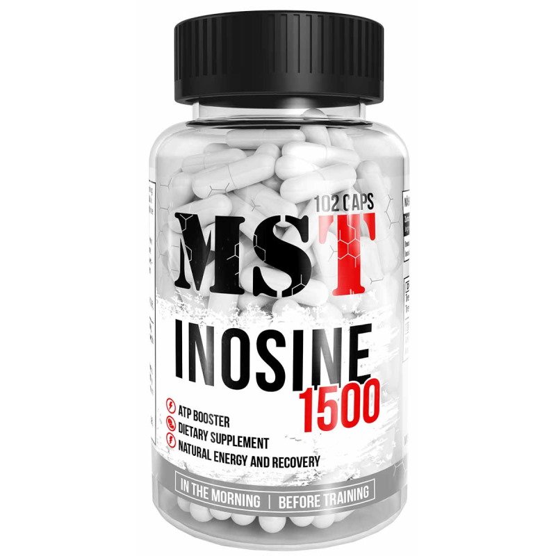 Витамины и минералы MST Inosine 1500, 102 капсулы,  мл, MST Nutrition. Витамины и минералы. Поддержание здоровья Укрепление иммунитета 