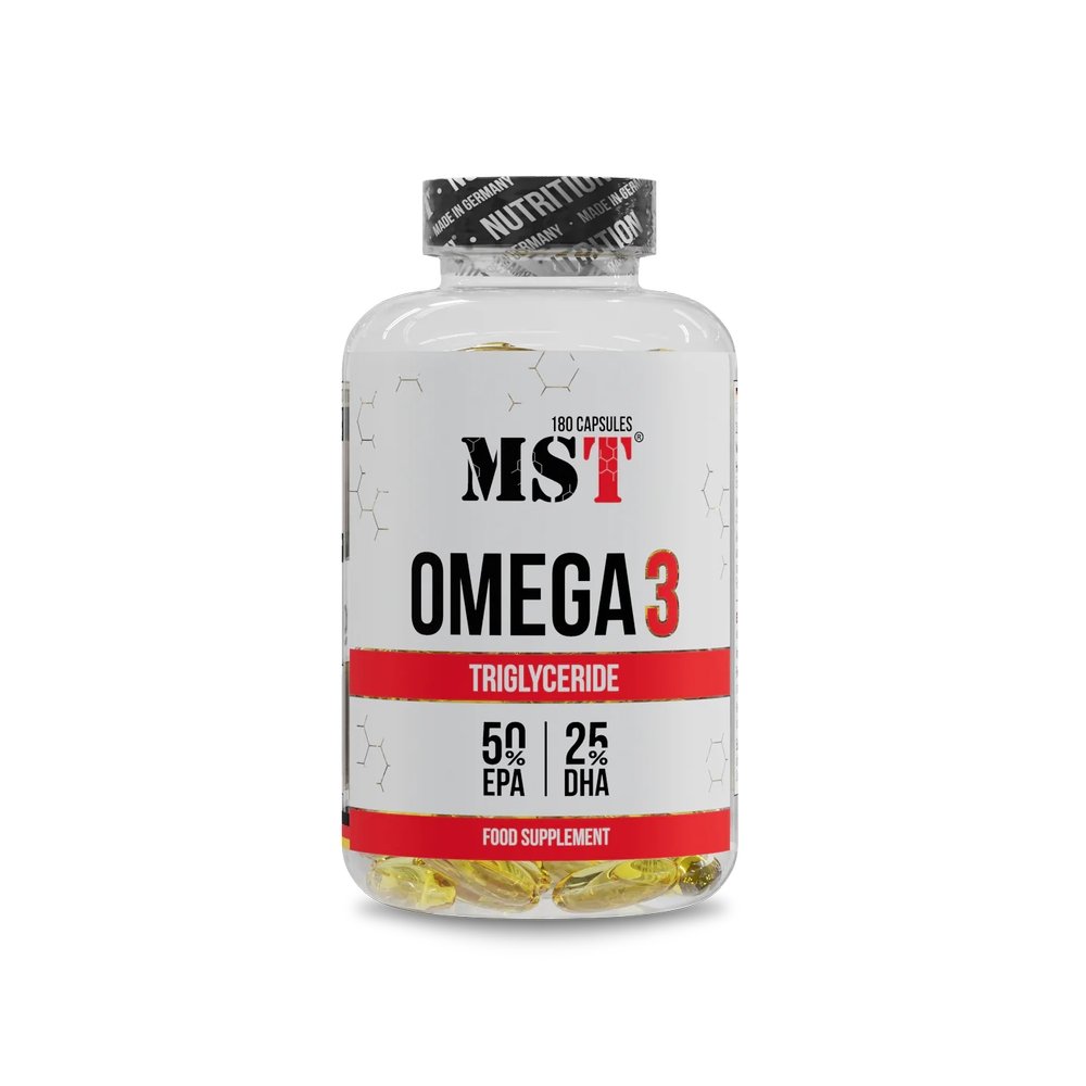 MST Nutrition Жирные кислоты MST Omega 3 Triglyceride 75%, 180 капсул, , 