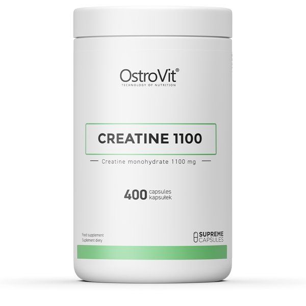 Креатин OstroVit Creatine 1100, 400 капсул,  мл, OstroVit. Креатин. Набор массы Энергия и выносливость Увеличение силы 
