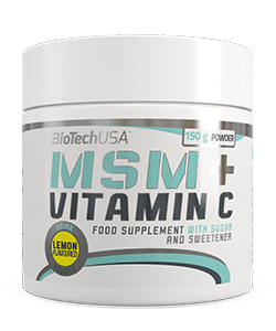 MSM + Vitamin C, 150 g, BioTech. For joints and ligaments. General Health Ligament and Joint strengthening 