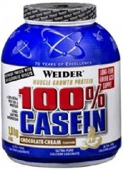 100% Casein, 1800 г, Weider. Казеин. Снижение веса 