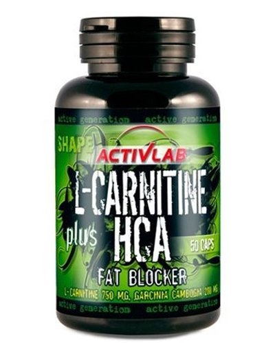 L-Carnitine plus HCA, 50 шт, ActivLab. L-карнитин. Снижение веса Поддержание здоровья Детоксикация Стрессоустойчивость Снижение холестерина Антиоксидантные свойства 