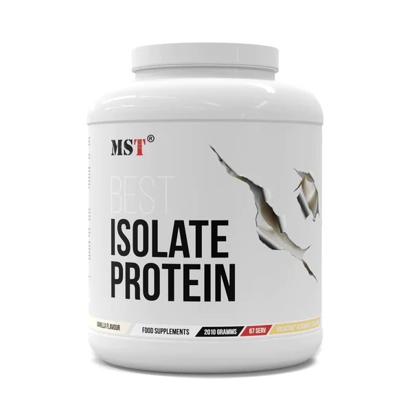 Протеин MST Best Isolate Protein, 2.01 кг Ваниль,  ml, MST Nutrition. Protein. Mass Gain recovery Anti-catabolic properties 