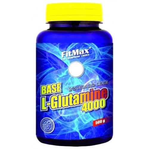 Base L-Glutamine 4000, 500 г, FitMax. Глютамин. Набор массы Восстановление Антикатаболические свойства 