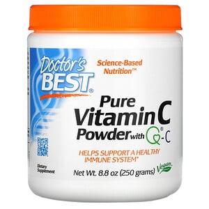Витамин C Doctor's BEST Pure Vitamin C Powder 250 грамм,  мл, Doctor's BEST. Витамин C. Поддержание здоровья Укрепление иммунитета 