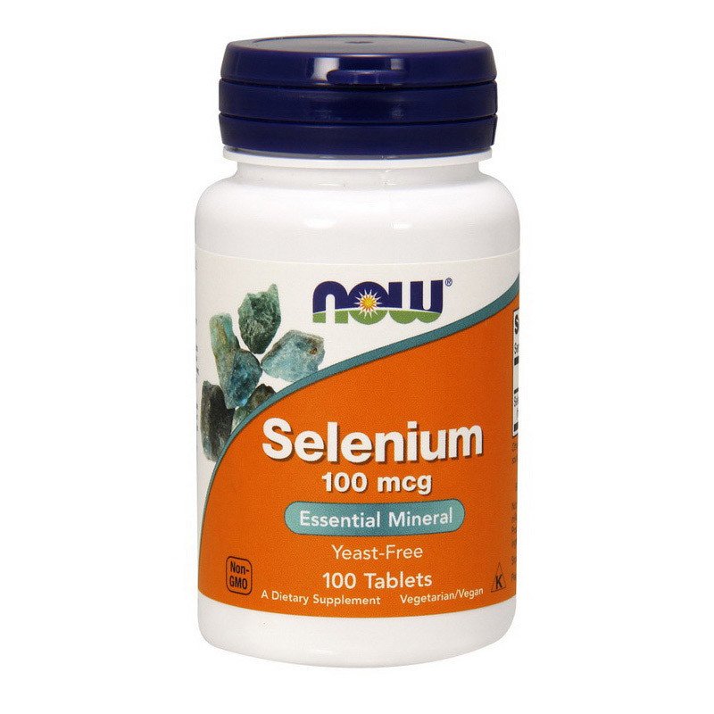 Now Селен Now Foods Selenium 100 mcg (100 таб) нау фудс селениум, , 100 