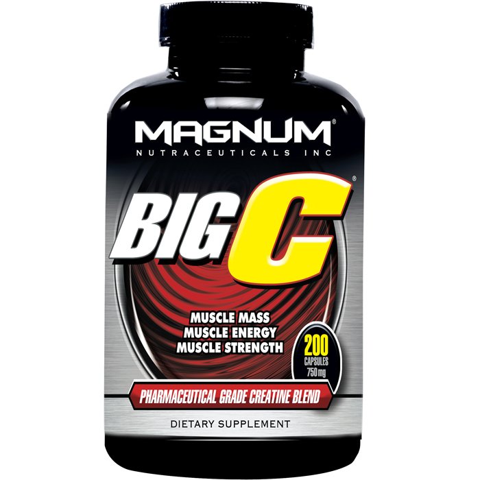 Big C, 200 pcs, Magnum. Different forms of creatine. 