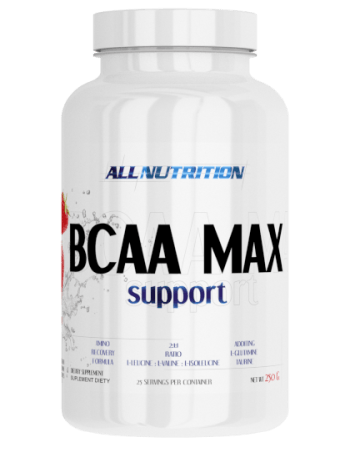 BCAA Max Support, 250 г, AllNutrition. BCAA. Снижение веса Восстановление Антикатаболические свойства Сухая мышечная масса 