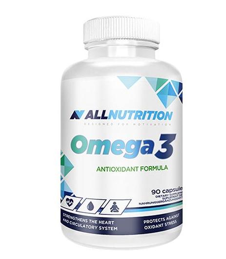 Жирные кислоты AllNutrition Omega 3, 90 капсул,  ml, AllNutrition. Fats. General Health 