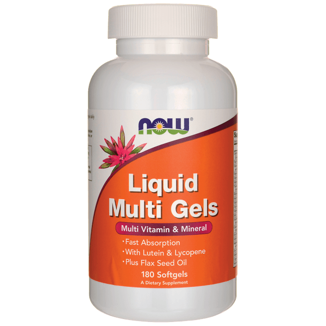 Liquid Multi Gels, 180 шт, Now. Витаминно-минеральный комплекс. Поддержание здоровья Укрепление иммунитета 