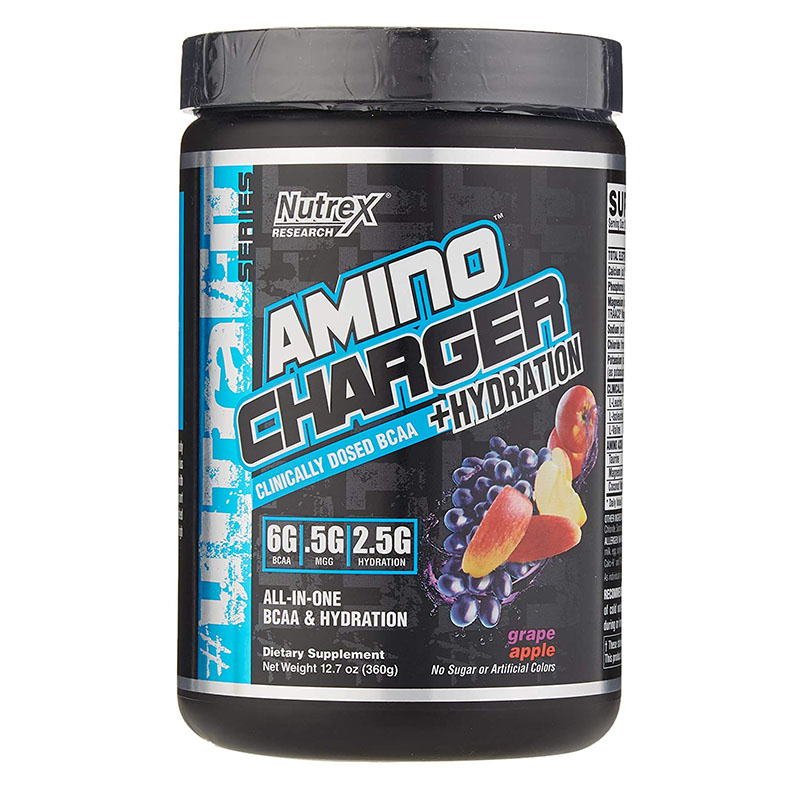 Аминокислота Nutrex Amino Charger Hydration, 360 грамм Виноград-яблоко,  мл, Nutrex Research. Аминокислоты. 