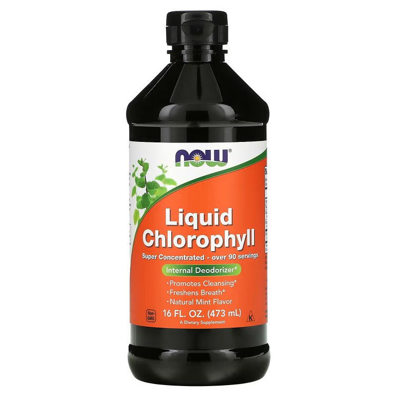 Now Натуральная добавка NOW Liquid Chlorophyll, 473 мл, , 