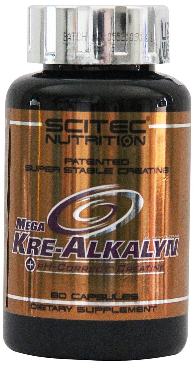 Mega Kre-Alkalyn, 80 шт, Scitec Nutrition. Креатин моногидрат. Набор массы Энергия и выносливость Увеличение силы 