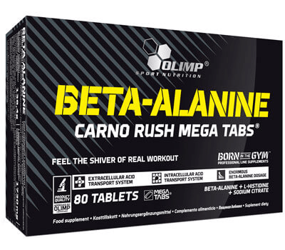 Olimp Labs Beta-Alanin Carno Rush Mega tabs 80 tabs,  ml, Olimp Labs. Amino Acids. 