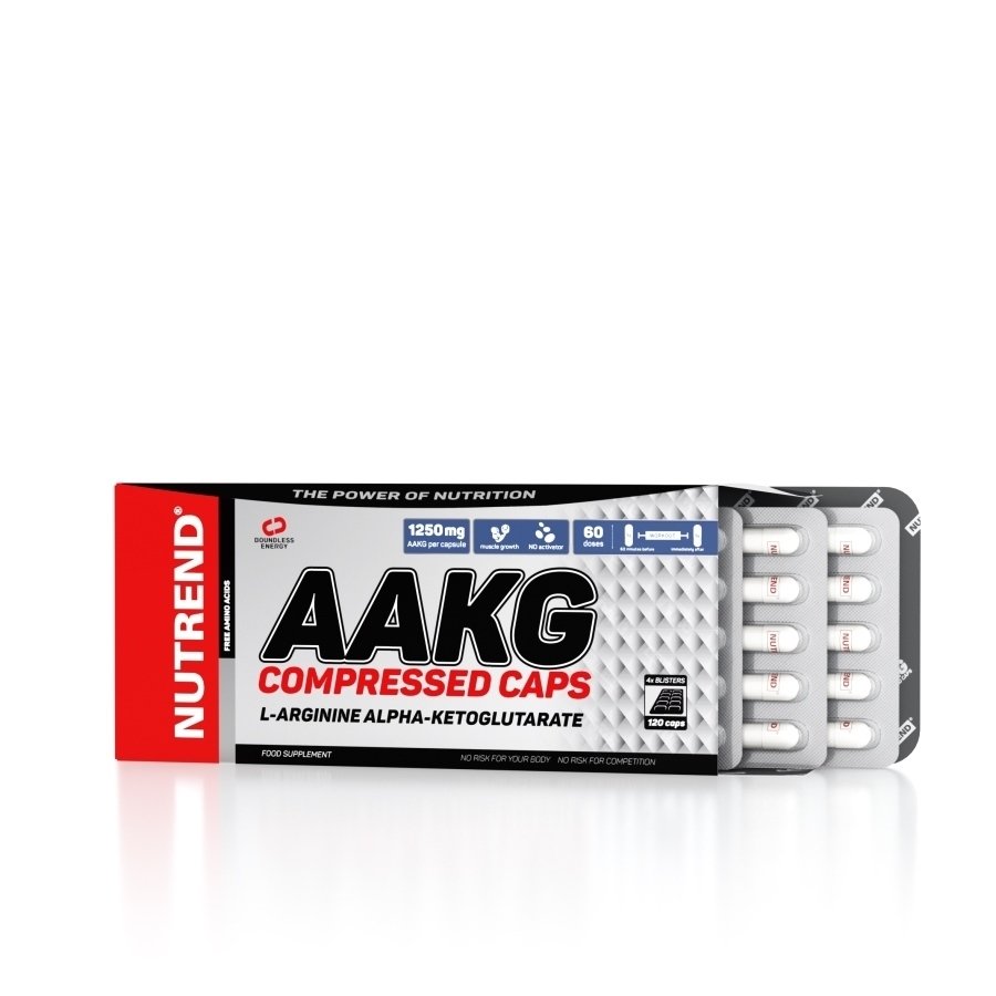 Аминокислота Nutrend AAKG Compressed, 120 капсул,  ml, Nutrend. Aminoácidos. 