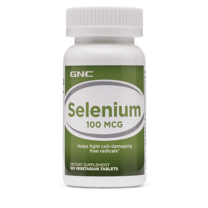 GNC Витамины и минералы GNC Selenium 100 mcg, 100 таблеток, , 