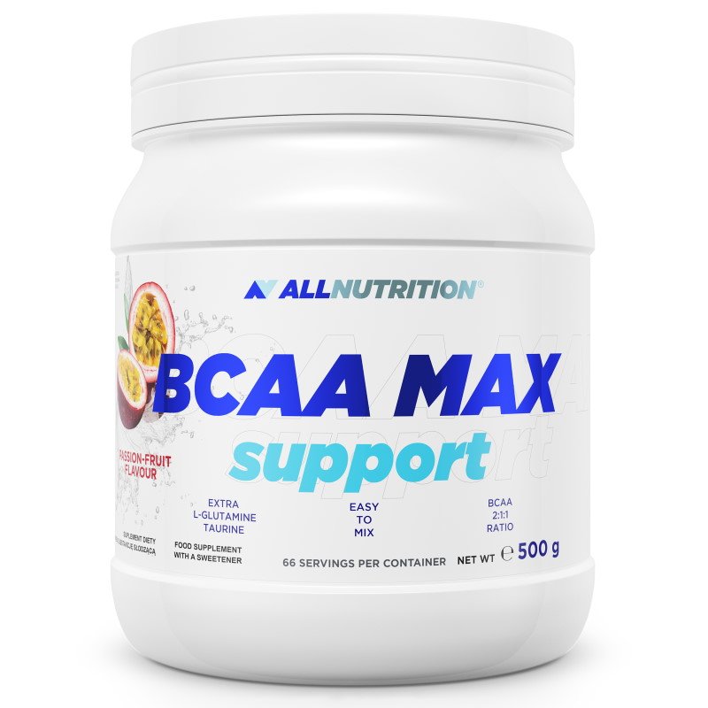 BCAA AllNutrition BCAA Max Support, 500 грамм Маракуйя,  ml, AllNutrition. BCAA. Weight Loss recovery Anti-catabolic properties Lean muscle mass 