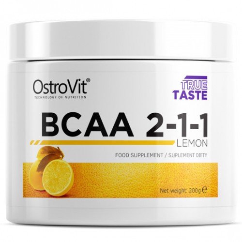 Extra Pure BCAA 2:1:1 OstroVit (pure, orange, lemon) 200 g,  ml, OstroVit. BCAA. Weight Loss recovery Anti-catabolic properties Lean muscle mass 
