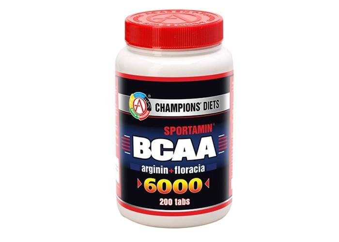 Sportamin BCAA 6000, 200 шт, Academy-T. BCAA. Снижение веса Восстановление Антикатаболические свойства Сухая мышечная масса 