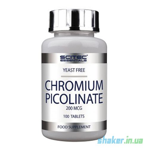 Хром пиколинат Scitec Nutrition Chromium Piconilate (100 таб) скайтек,  мл, Scitec Nutrition. Пиколинат хрома. Снижение веса Регуляция углеводного обмена Уменьшение аппетита 